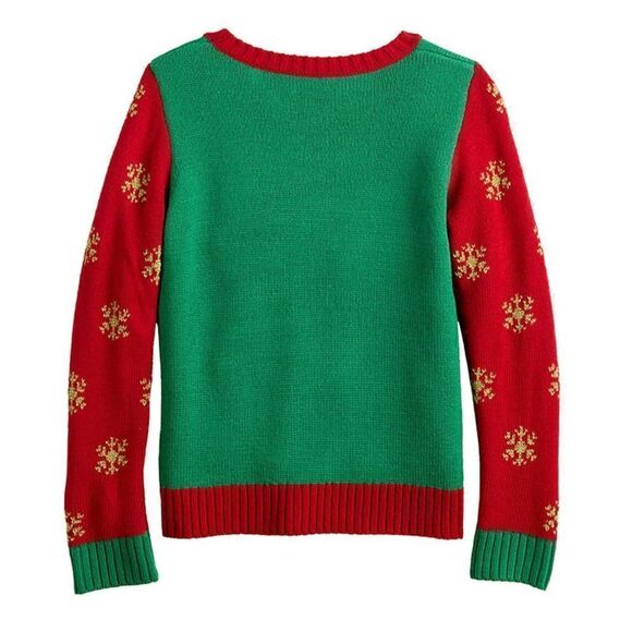 Celebrate Together Girls XXL Plus Dog Christmas Sweater - Picture 8 of 10